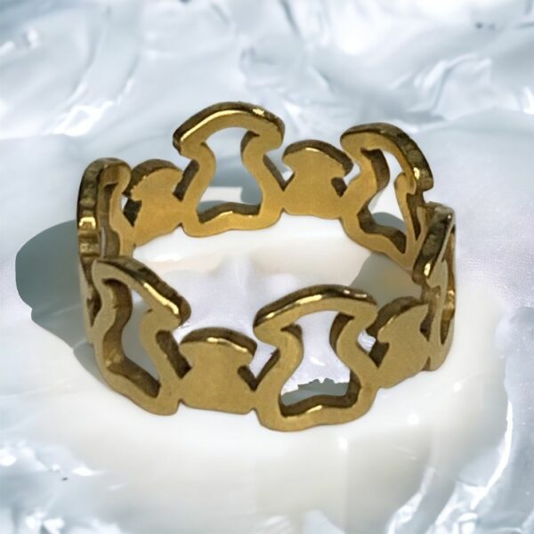 Anillo Bear dorado